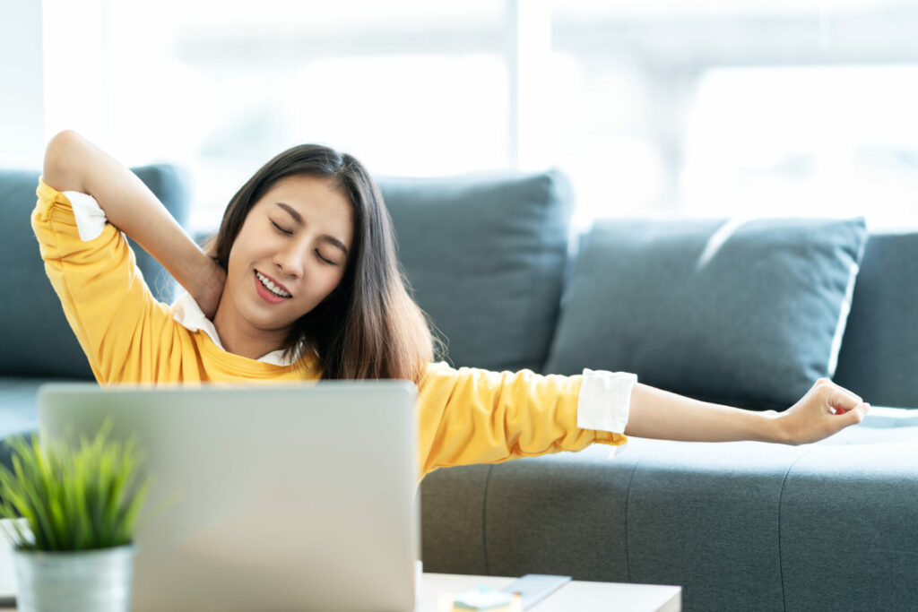 young-woman-working-from-home