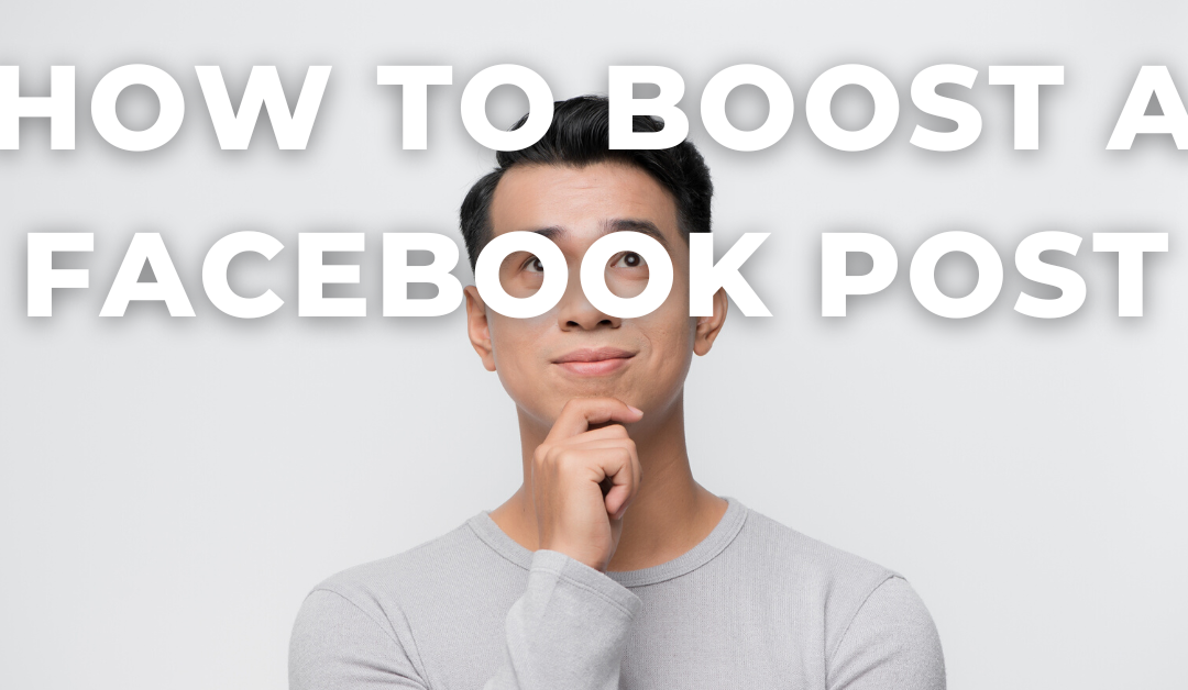 How to Boost a Facebook Post